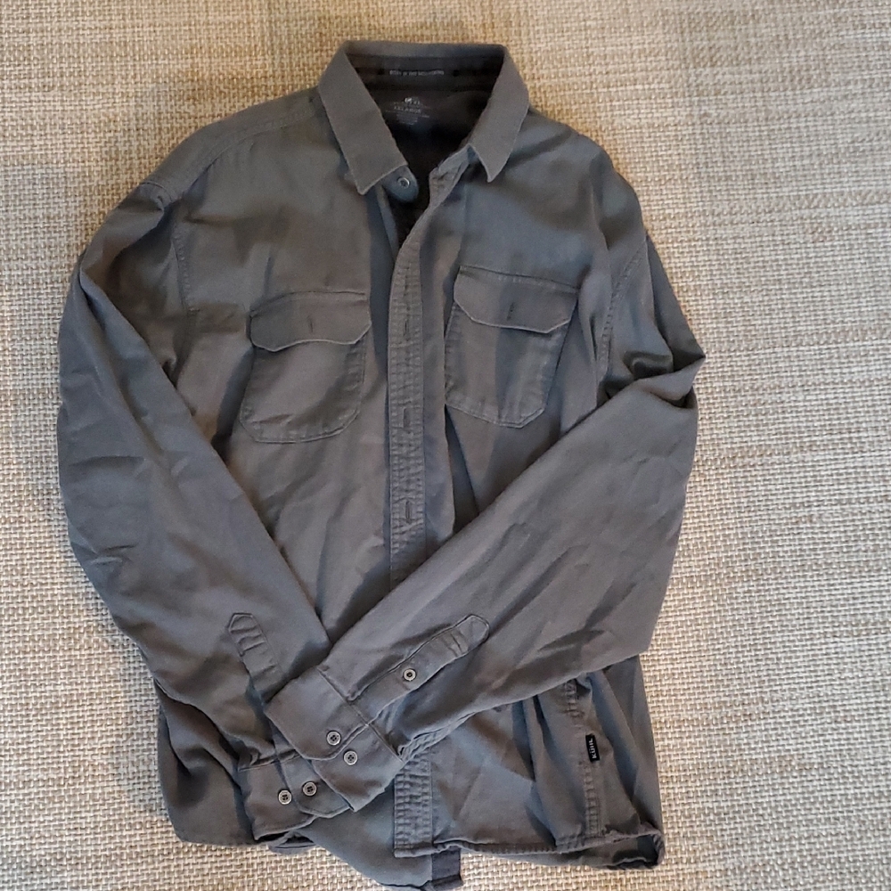 Kuhl XXL Men's Gray Button-Up Shirt/flannel